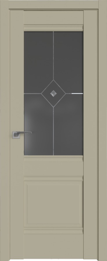 Межкомнатная дверь экошпон PROFIL DOORS 2U