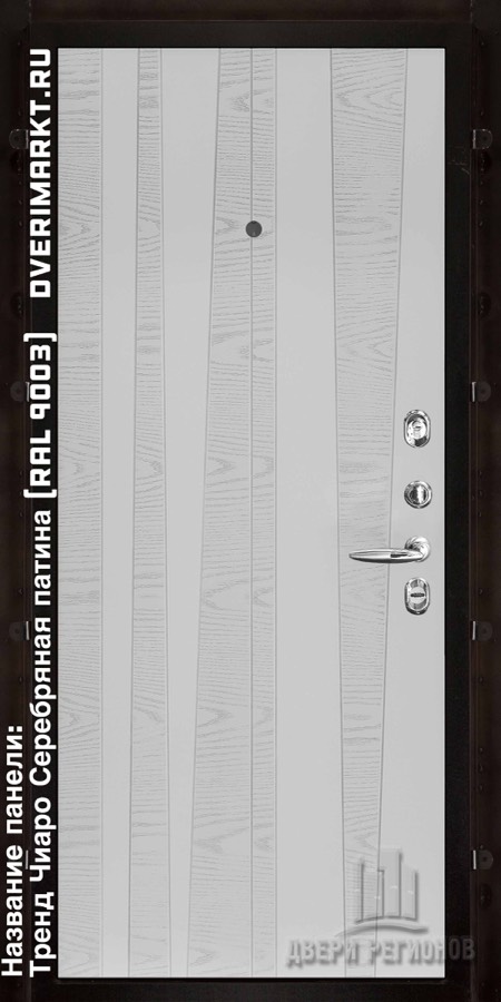 Входная металлическая дверь Regidoors Tesla Grey