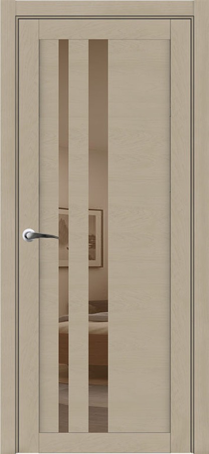 Межкомнатные двери экошпон Uberture Soft Touch 30008 (с зеркалом)