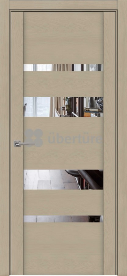 Межкомнатные двери экошпон Uberture Soft Touch 30013 (с зеркалом)