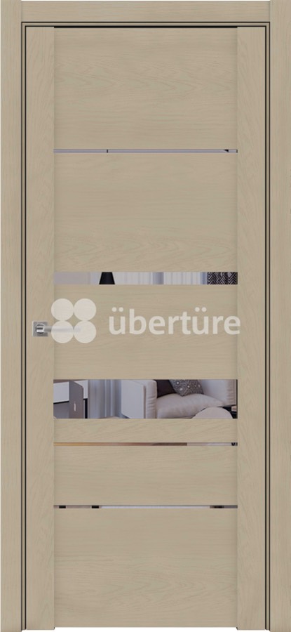 Межкомнатные двери экошпон Uberture Soft Touch 30023 (с зеркалом)
