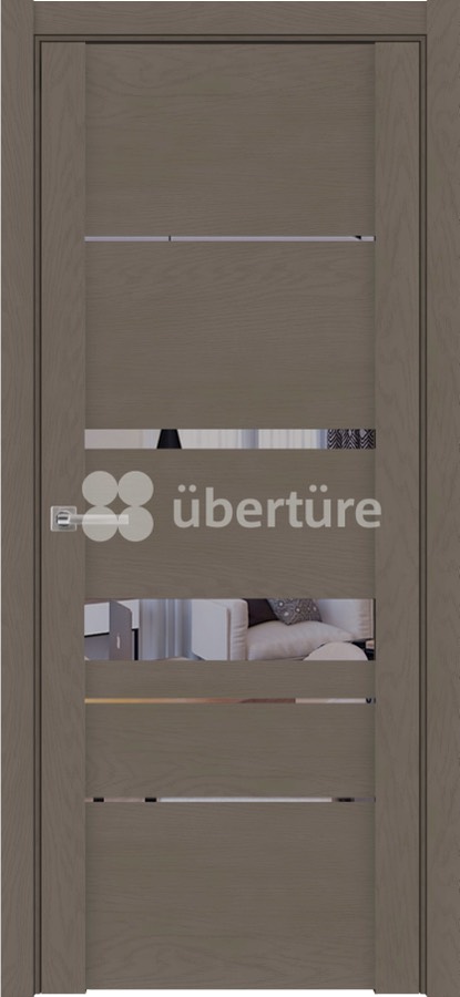 Межкомнатные двери экошпон Uberture Soft Touch 30023 (с зеркалом)