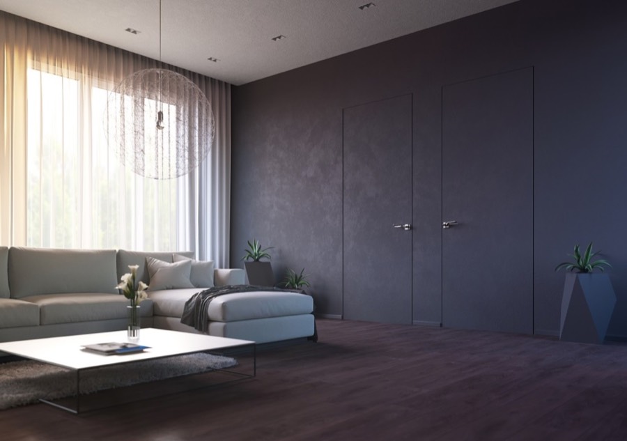 Скрытая дверь под покраску Profil Doors Invisible 0Z (Кромка под покраску)