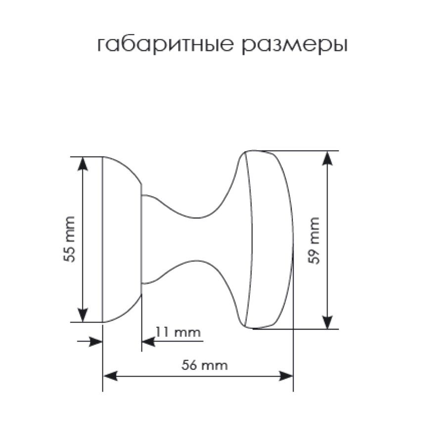 Ручка дверная Morelli FOSTER MHR-1