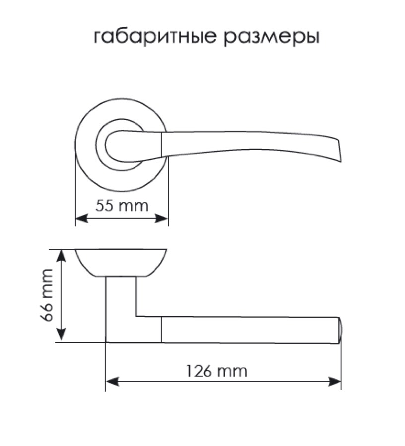 Ручка дверная Morelli Пиза MH-06