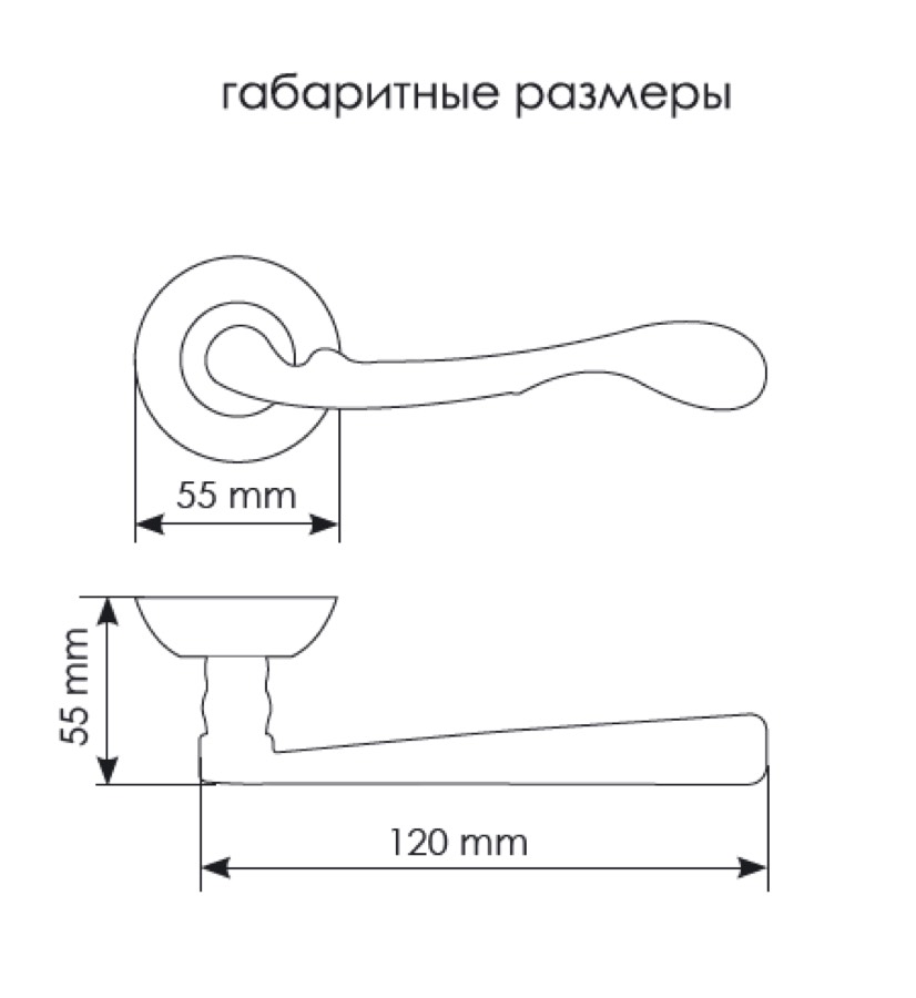 Ручка дверная Morelli Антик MH-08