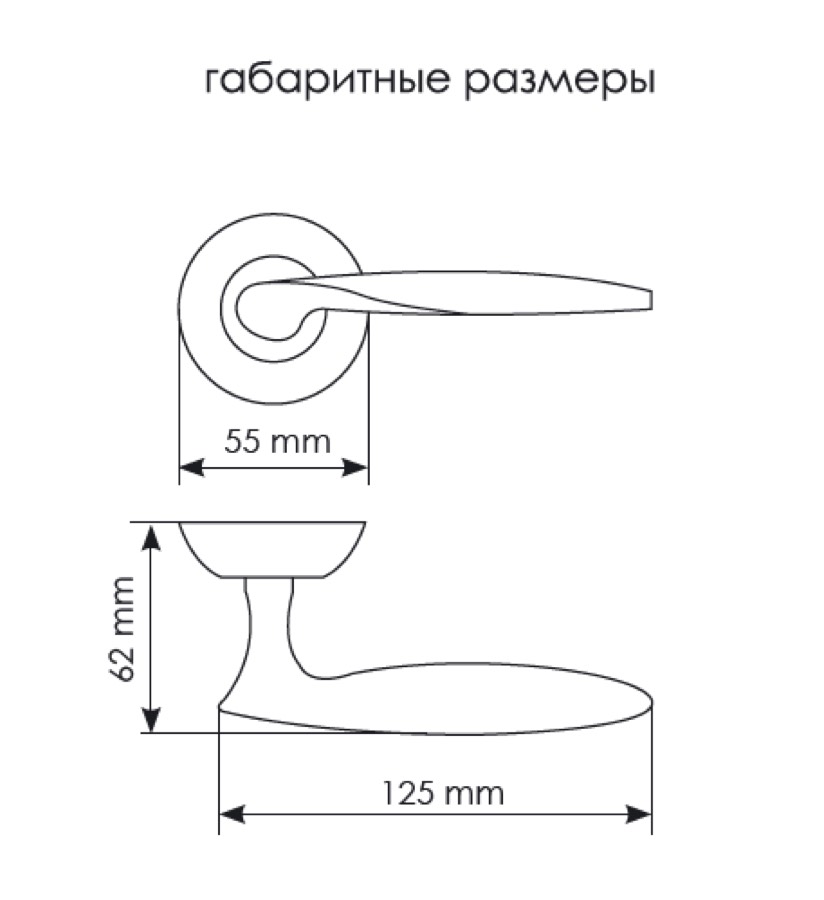 Ручка дверная Morelli Купол MH-09