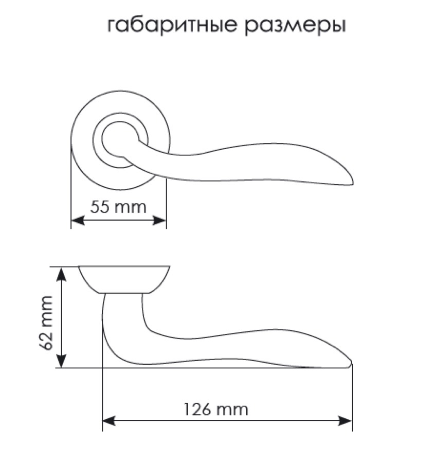 Ручка дверная Morelli TREI MH-10