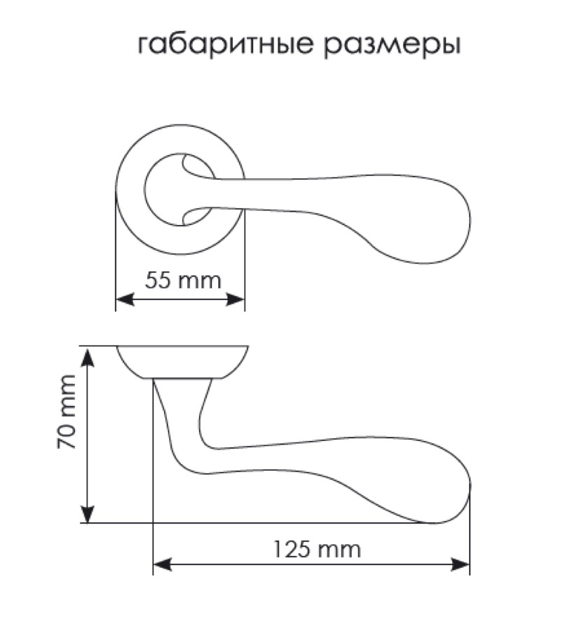 Ручка дверная Morelli DUCALE MH-24