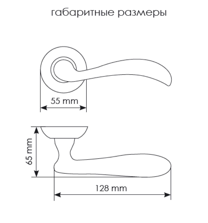Ручка дверная Morelli HERMITAGE-2 MH-31