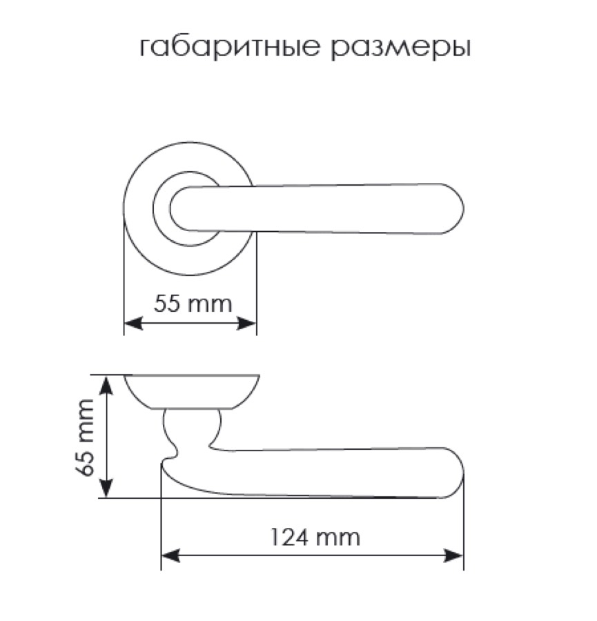 Ручка дверная Morelli HERMITAGE-3 MH-32