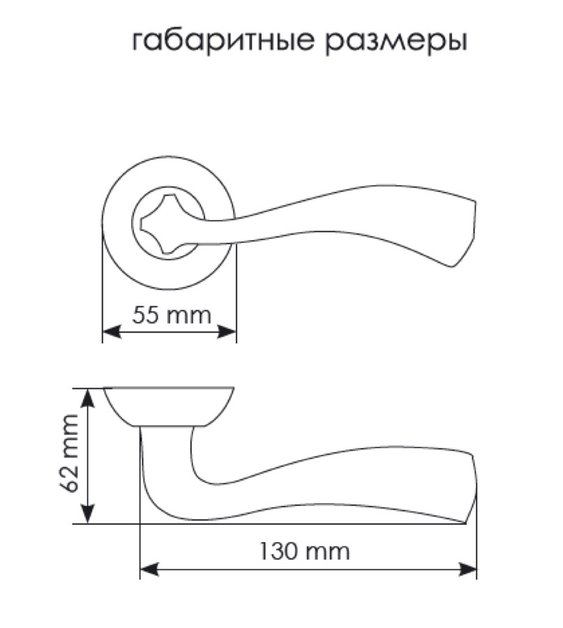 Ручка дверная Morelli Сон MH-15