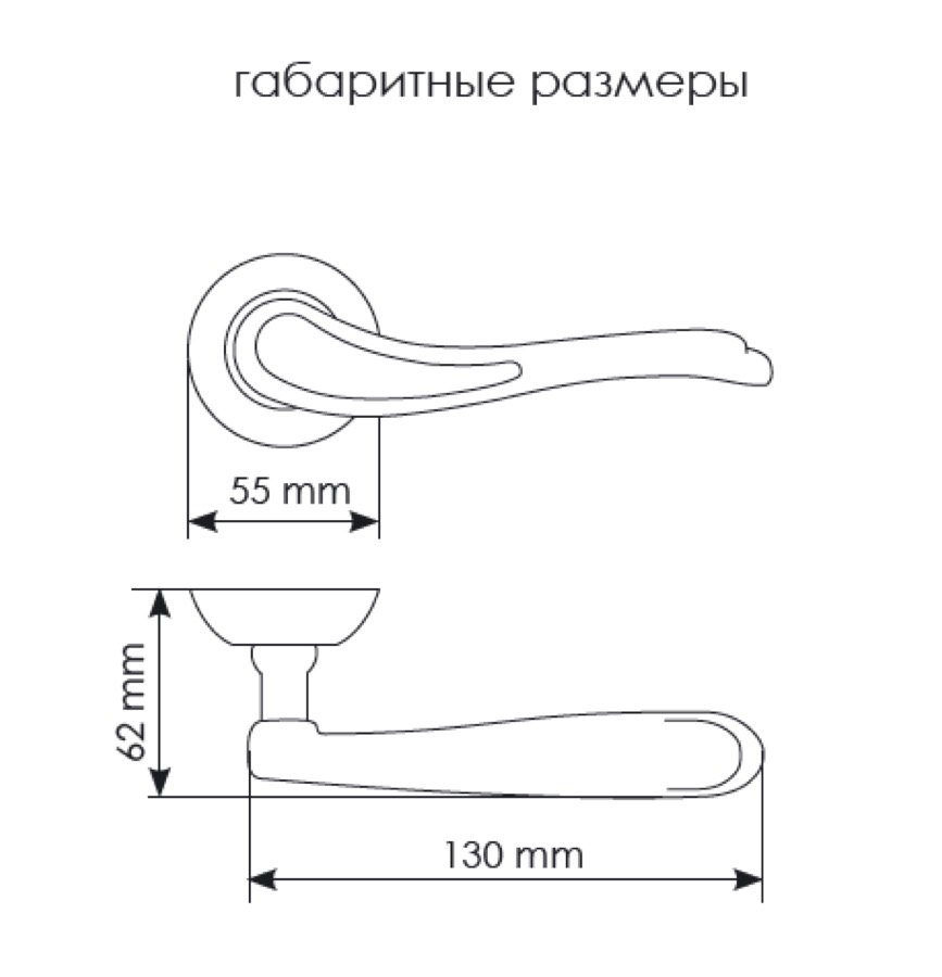 Ручка дверная Morelli LONDON EYE MH-26