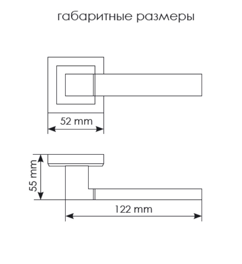 Ручка дверная Morelli FUKOKU MH-28