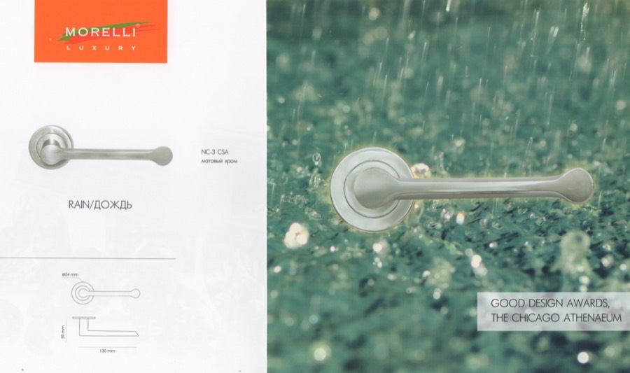 Ручка дверная Morelli Luxury NC-3 RAIN