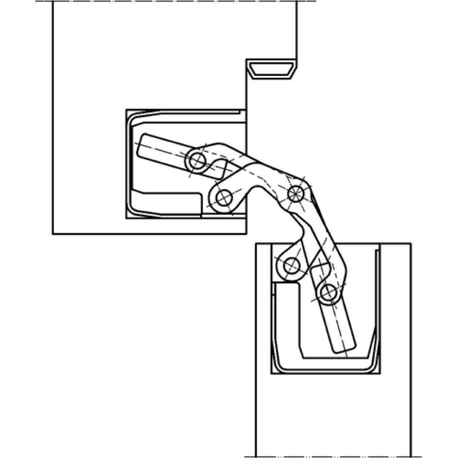 Петля скрытой установки SIMONSWERK TECTUS TE 340 3D