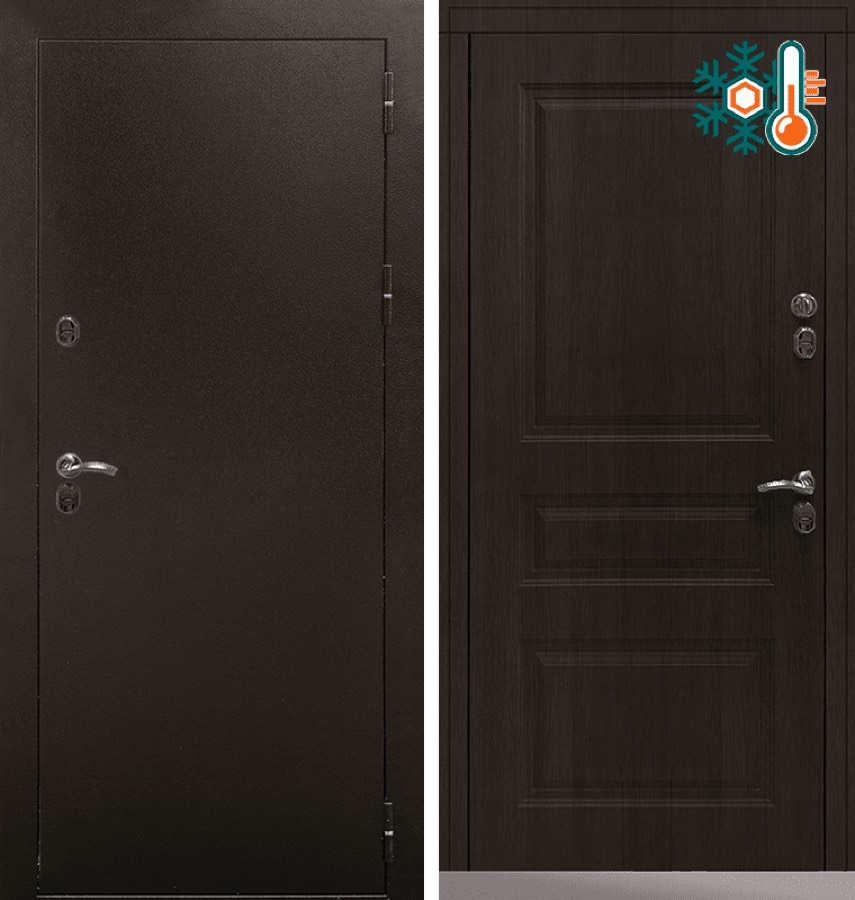 Входная металлическая дверь CommandDoors Сибирь Термо Стандарт