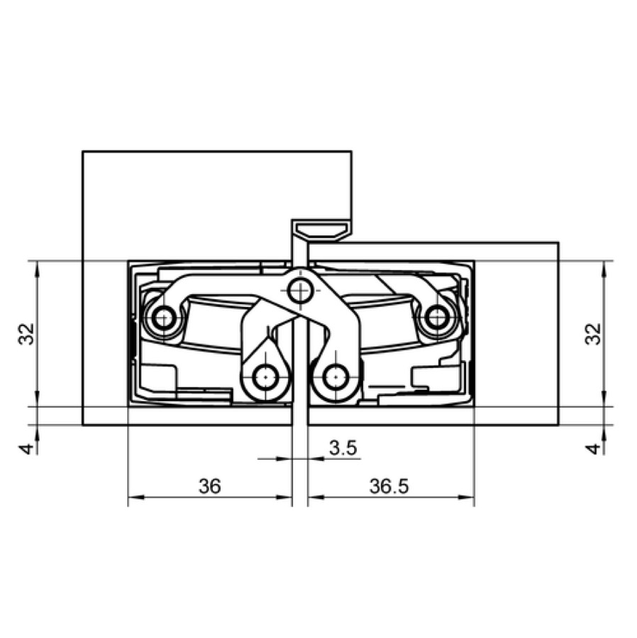 Петля скрытой установки SIMONSWERK TECTUS TE 640 3D
