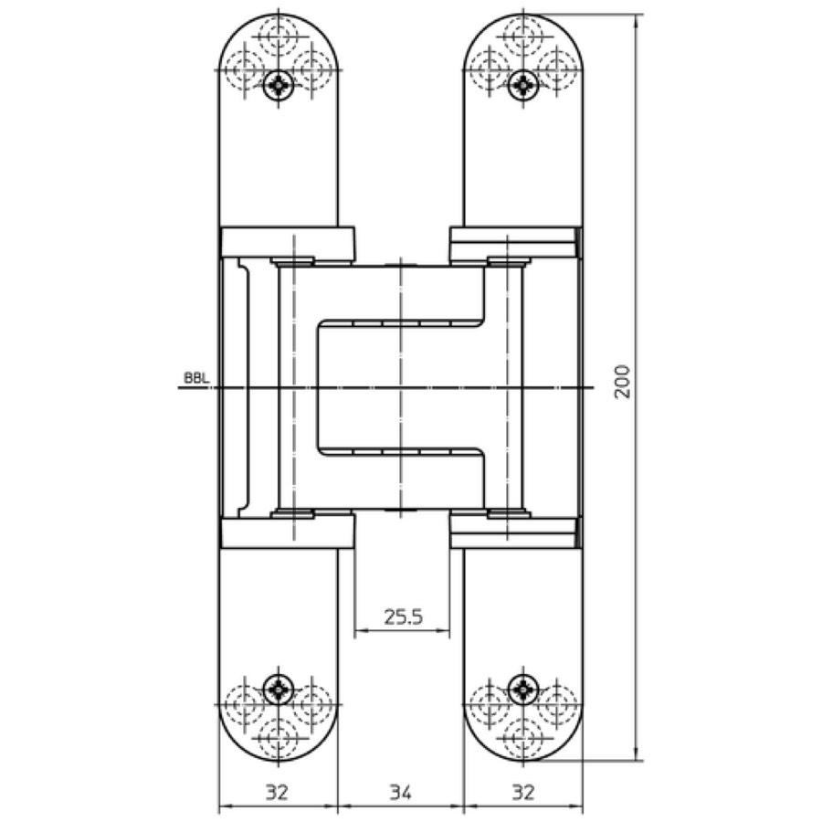 Петля скрытой установки SIMONSWERK TECTUS TE 540 3D A8