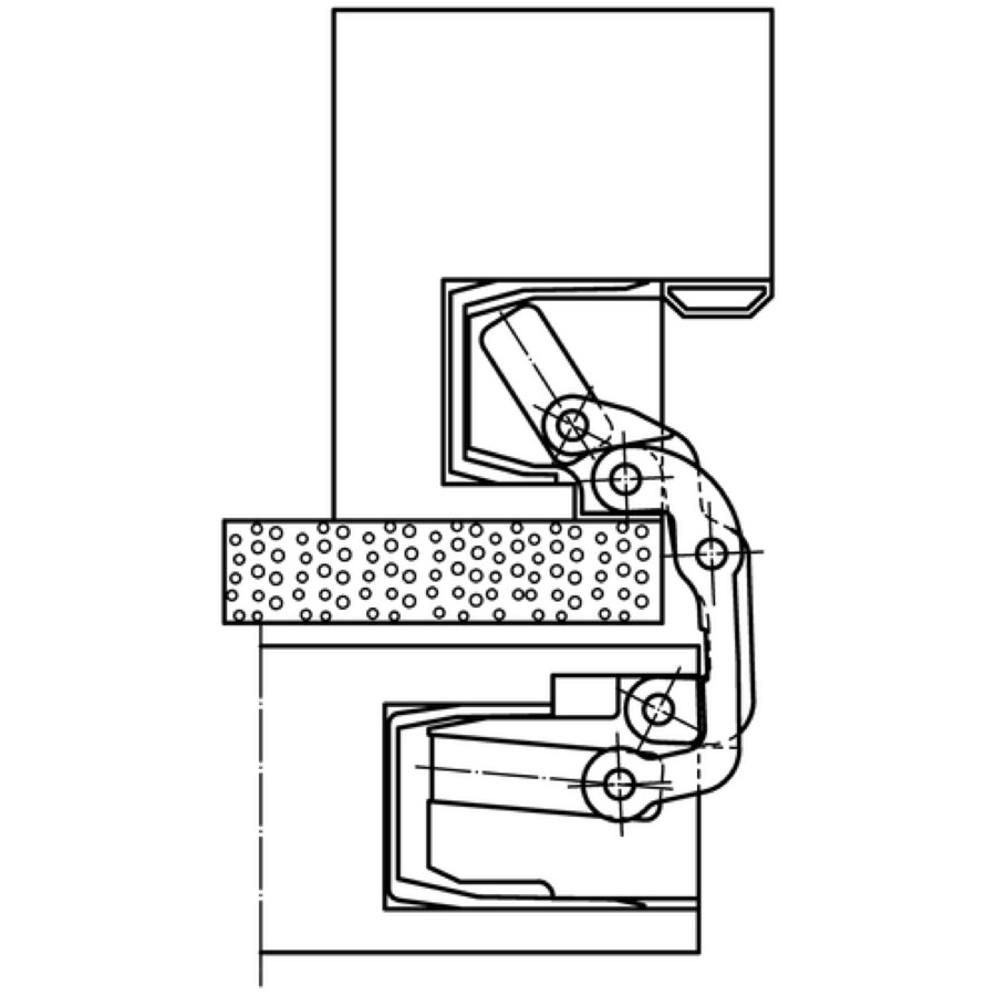 Петля скрытой установки SIMONSWERK TECTUS TE 541 3D FVZ