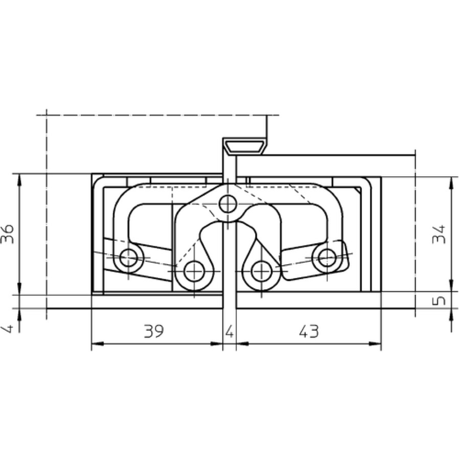 Петля скрытой установки SIMONSWERK TECTUS TE 645 3D
