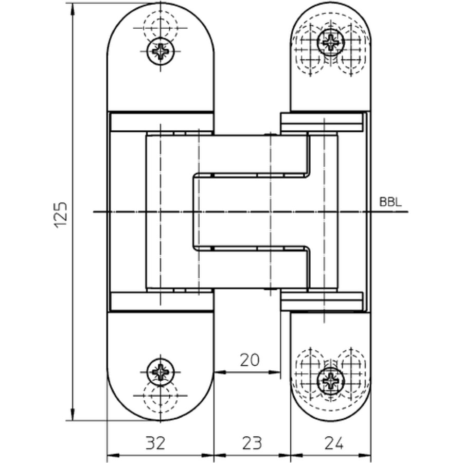 Петля скрытой установки SIMONSWERK TECTUS TE 311 3D FVZ 40