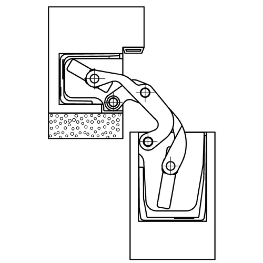 Петля скрытой установки SIMONSWERK TECTUS TE 311 3D FVZ 40