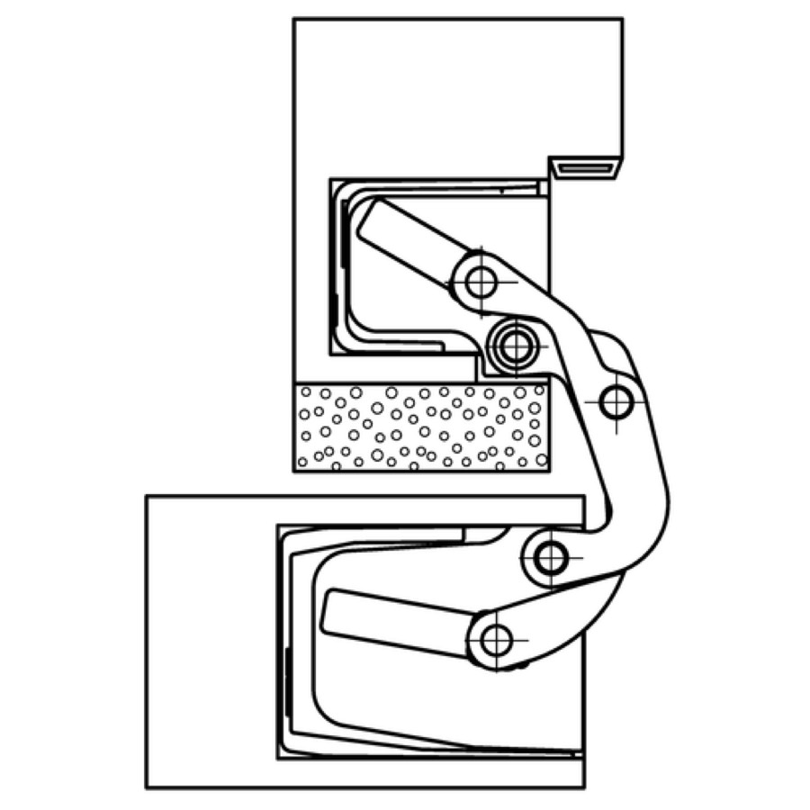 Петля скрытой установки SIMONSWERK TECTUS TE 311 3D FVZ 40