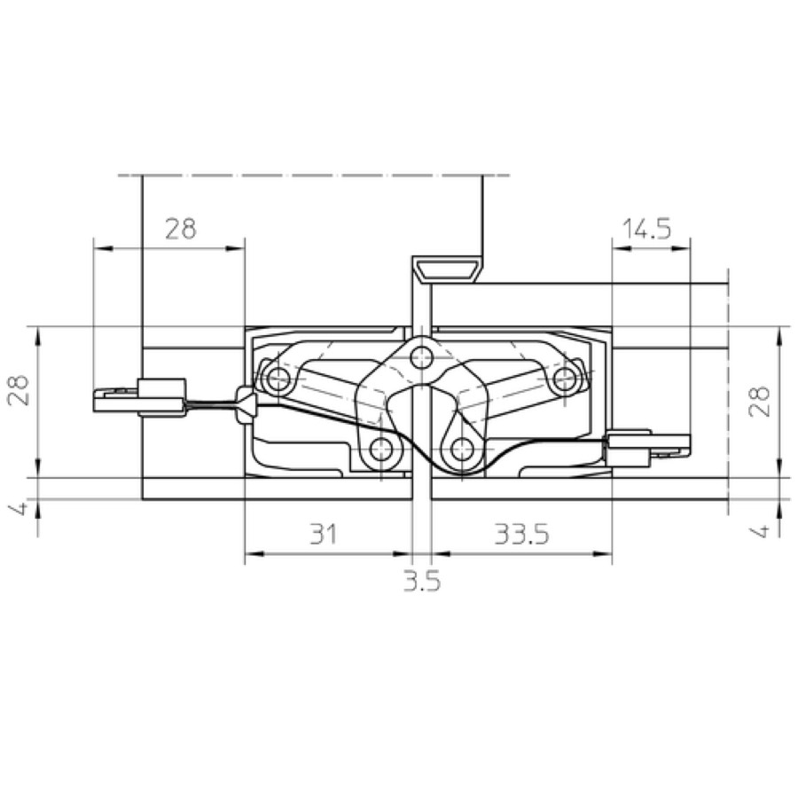 Петля скрытой установки SIMONSWERK TECTUS TE 340 3D ENERGY