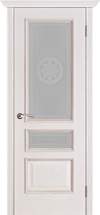 Межкомнатная дверь шпонированная Porte Vista Вена (со стеклом)