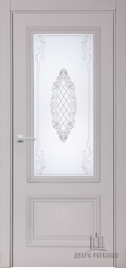 Ульяновская дверь из натурального шпона Regidoors Неаполь 1 (со стеклом)